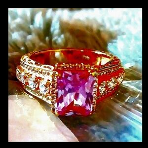 Pink Sapphire Ring NWTs